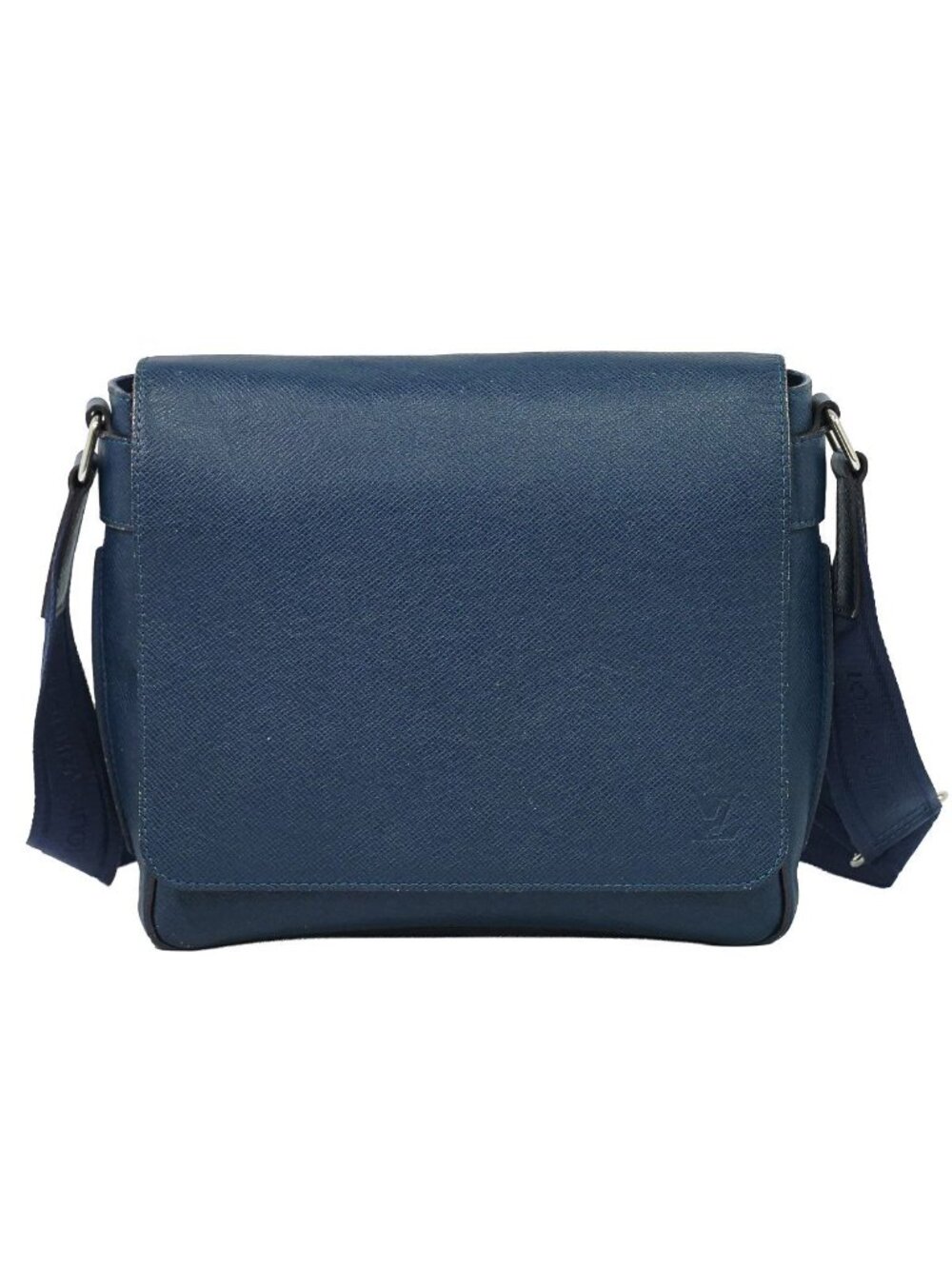 Louis Vuitton LV Roman PM Taiga Leather Shoulder Bag Ocean Blue